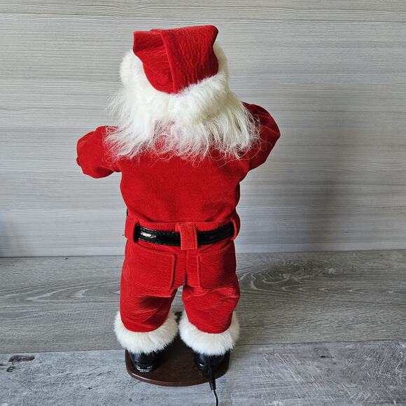 Jingle Bell Rock Santa Claus Animated Dancing Singing W Box Holiday Christmas - Picture 6 of 16